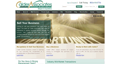 Desktop Screenshot of calderassociates.com