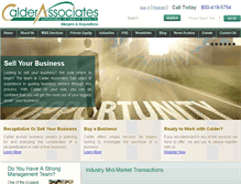 Tablet Screenshot of calderassociates.com